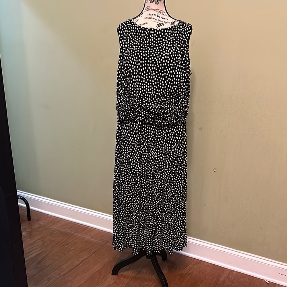 Black and White Polka Dot Dress